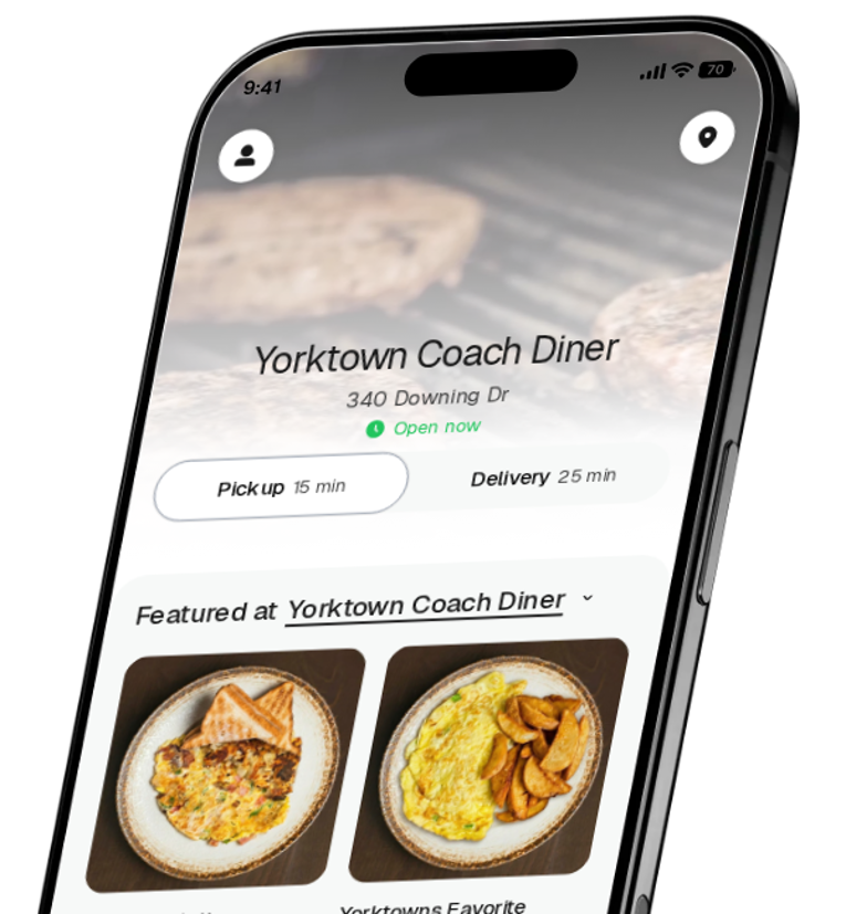Yorktown Coach Diner app preview