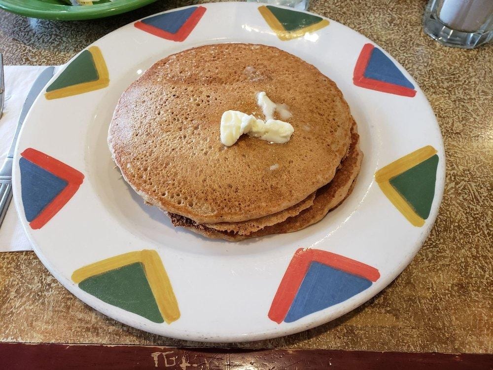 Banana Walnut Pancakes.