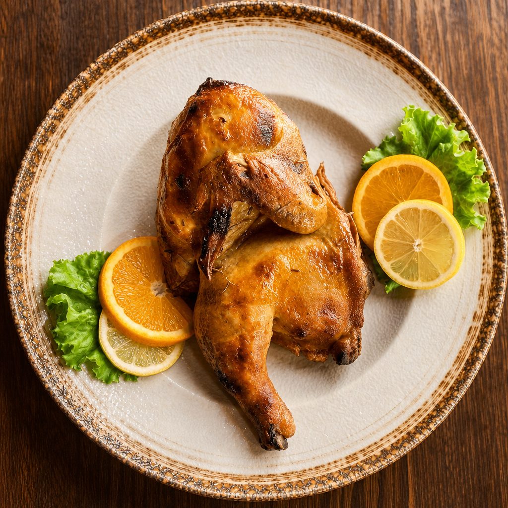 BBQ Half Chicken (In Pieces).