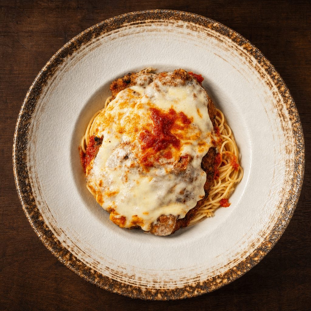 Breaded Chicken Cutlet Parm.
