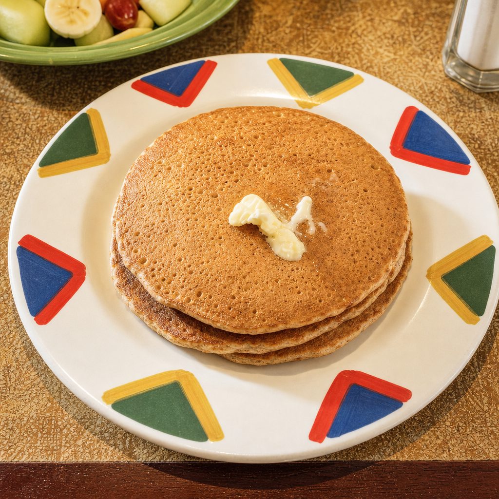 Banana Walnut Pancakes.