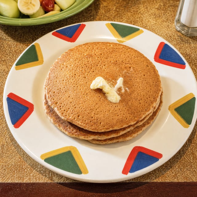 Banana Walnut Pancakes.