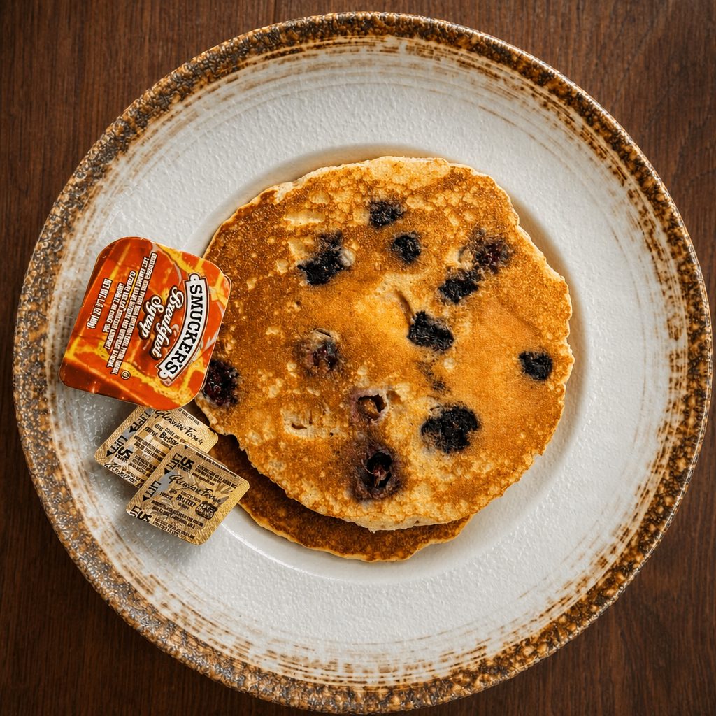 Fresh Blueberry Pancake.