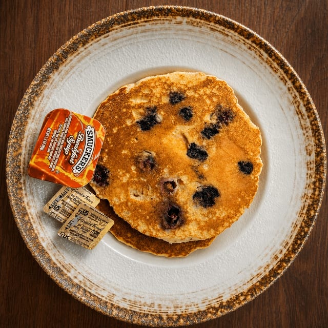 Fresh Blueberry Pancake.